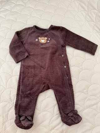 Pijama bebé algodón azul con ballenas
