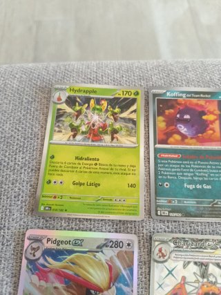 Cartas Pokémon: Charizard, Pidgeot, Heatran VMAX