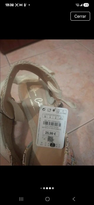 Alpargatas preciosas multicolor y doradas