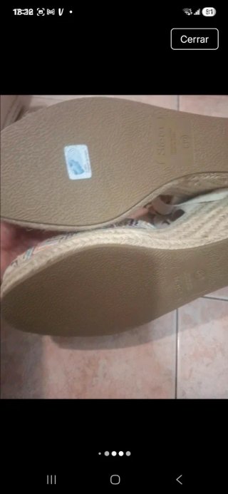 Alpargatas preciosas multicolor y doradas