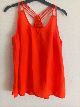 Conjunto Verano Niña: Naranja y Piñas