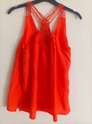 Conjunto Verano Niña: Naranja y Piñas