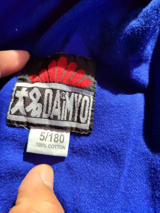 Traje de Judo DAIMYO 180cm Azul
