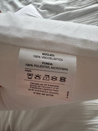 Almohada viscoelástica nueva