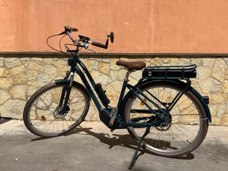 Bicicleta Eléctrica Urbana Elops 920 E Azul