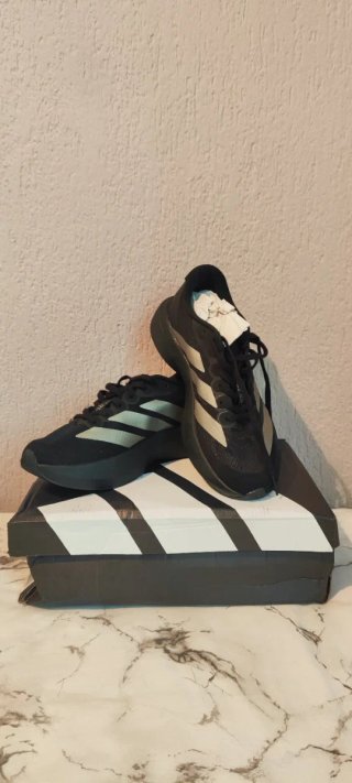 Zapatillas Adidas Adizero Evo Sl Negras y Plateada