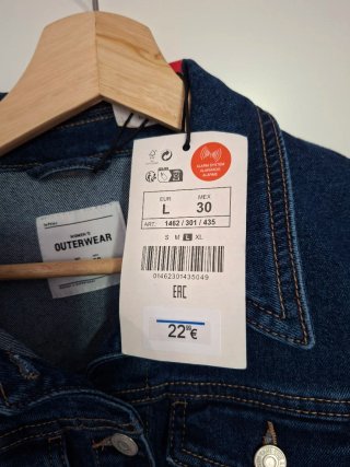 Chaqueta vaquera azul Talla L