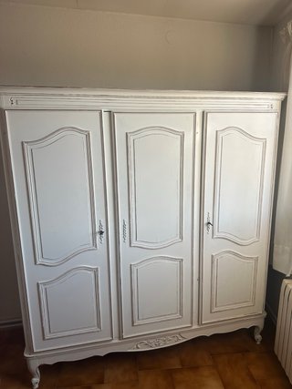 Armario vintage 3 puertas blanco