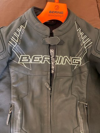 Chaqueta de cuero NUEVA Bering Hunt-R Talla L
