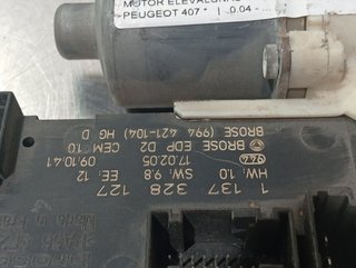 MOTOR ELEVALUNAS DELANTERO DERECHO PEUGEOT 407 11
