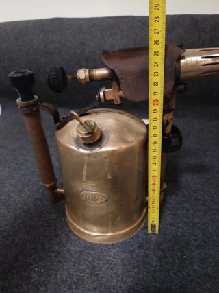Soplete antiguo gasolina bronce FOCUS
