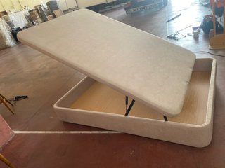 Canapé Beige 135x190 cm mas colchon