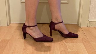 Zapatos de fiesta/evento color magenta/ciruela/uva