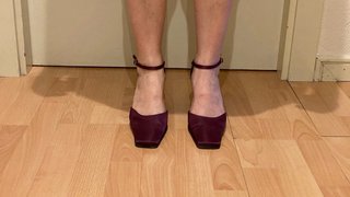 Zapatos de fiesta/evento color magenta/ciruela/uva