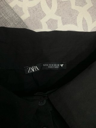 Camicia Zara corta nera