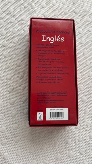 Vocabulario básico Inglés 500 fichas