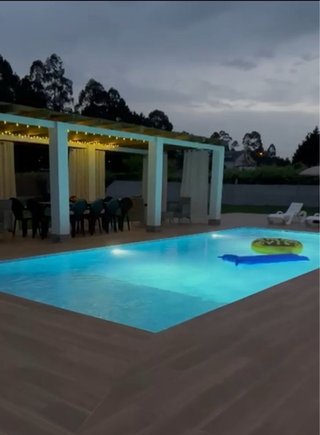 Alquiler piscina con finca por dias en vilanova
