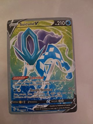Carta Pokémon Suicune V 210 PS
