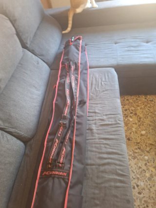Pack cañas, fundas y pinchos pesca