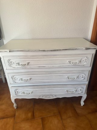 Cómoda Vintage Madera Blanca