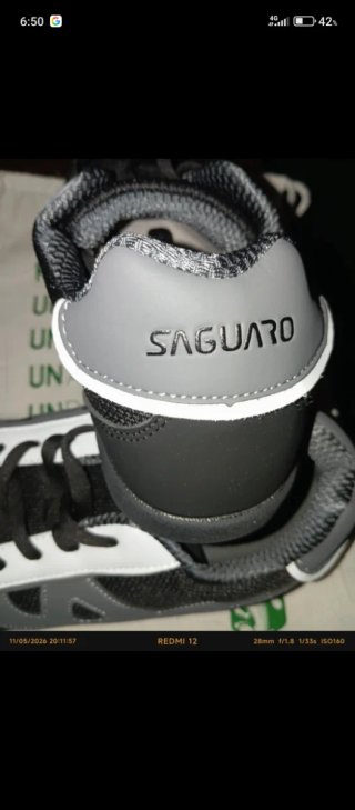 Zapatillas Saguaro Negras/Grises Nuevas