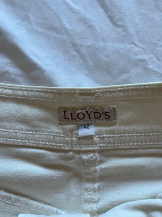 Falda Vaquera Blanca Lloyds Talla 42