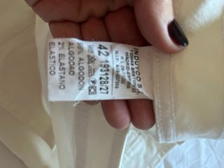 Falda Vaquera Blanca Lloyds Talla 42