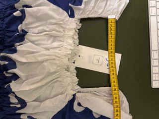 Blu Royal Crop Top Taglia Unica