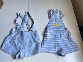 Petos niños 12 meses, 12€ los dos