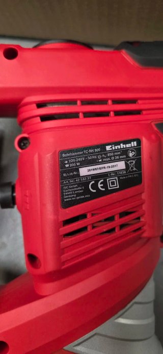Martelo Perfurador Rotativo Einhell TC-RH 900