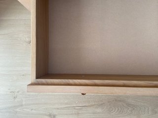 Mueble TV madera claro con cajón