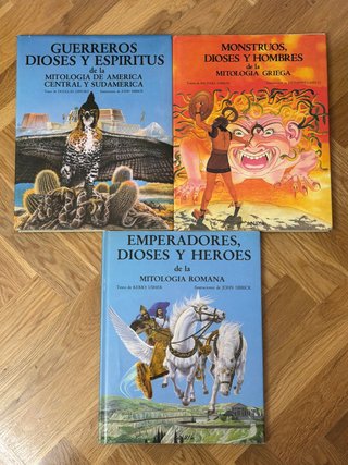 Lote 3 libros Mitologia Anaya