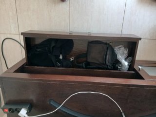 Conjunto Mueble TV/ moble tv  wengue 3 piezas