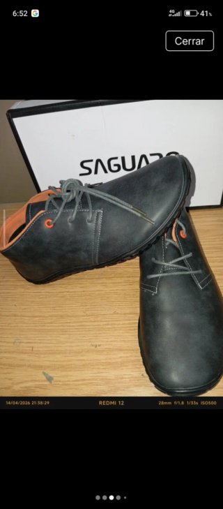 Zapatillas Saguaro Negras y Naranja Nuevas