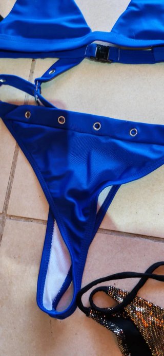 Set Costumi Shein Blu e Oro