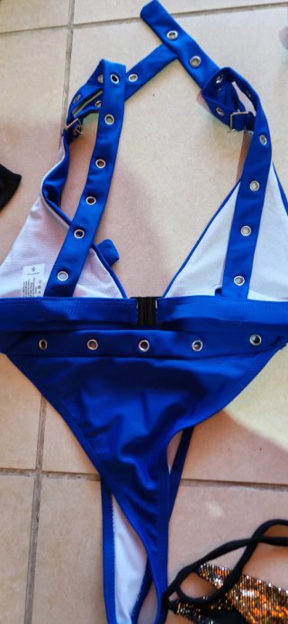 Set Costumi Shein Blu e Oro