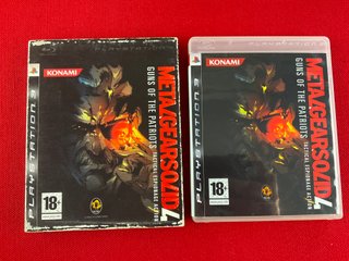 Metal Gear Solid 4: Guns of the Patriots PS3