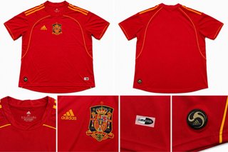 Camiseta España Retro 2008