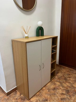 Armario Consola Multiusos con estantería