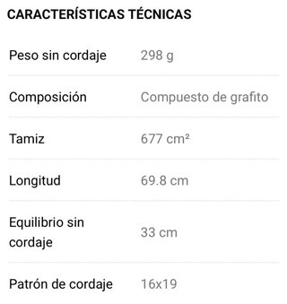 Raqueta Tenis Wilson Triumph Roland Garros