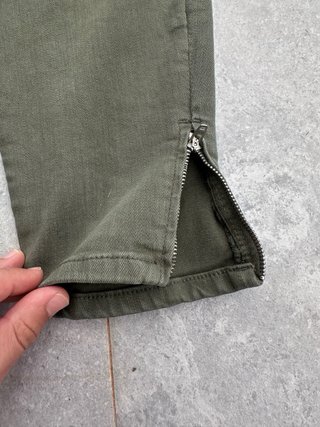 Pantalón Cargo Zara Man Verde Talla 46