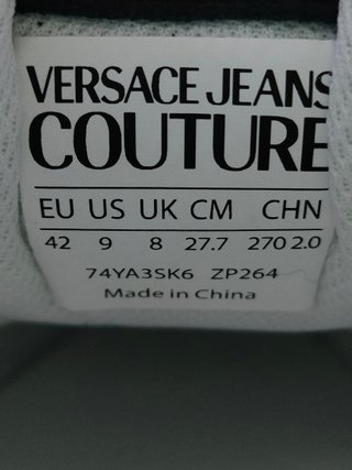 Sneakers Versace Jeans Couture Taglia 42