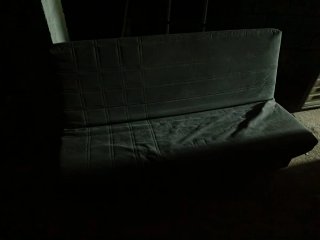 Sofá Cama Negro Tela