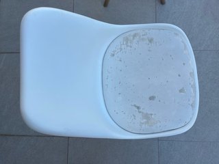 2 Sillas Blancas Patas Madera estilo Nórdico
