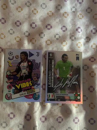 2 Cartas Topps Gianluigi Buffon