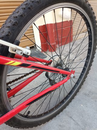 Bicicleta JL Wenti Rodado 26 Talla M color rojo