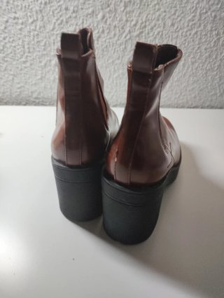 Botas plataforma marrones