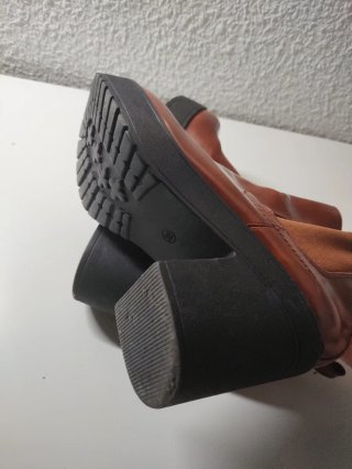 Botas plataforma marrones
