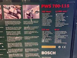 Amoladora Bosch PWS 700-115 (115mm)