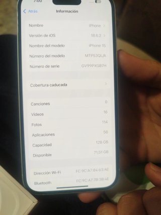 iPhone 15 128GB Verde